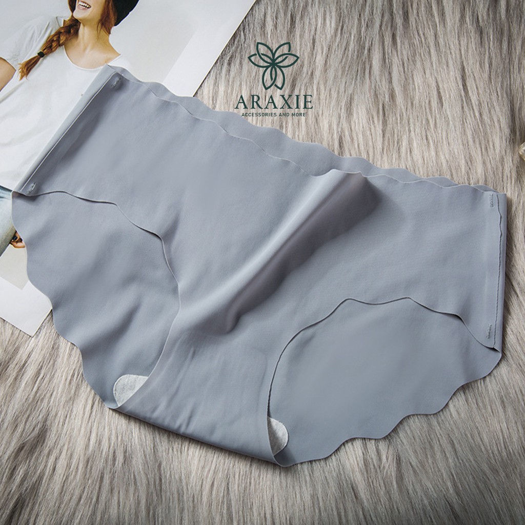 Quần lót nữ không đường may thun lạnh đúc su sexy dễ thương đồ lót nữ cao cấp Araxie AQL-1311-012 | BigBuy360 - bigbuy360.vn