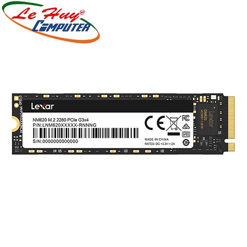 Ổ cứng SSD Lexar NM620 256GB M.2 2280 PCIe 3.0x4 (LNM620X256G-RNNNG)