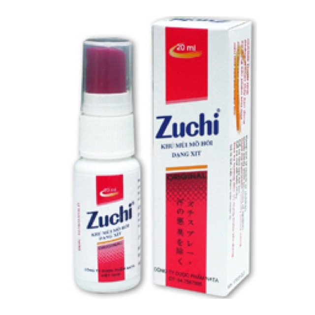 Zuchi xịt khử mùi hôi nách từ thảo dược - chính hãng - Trung Đông Pharmacy