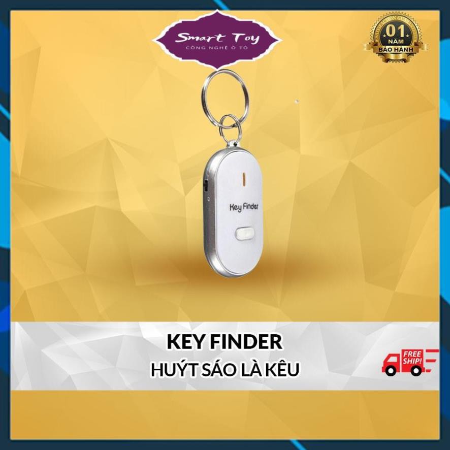 ⚡️KEY FINDER⚡️ Móc Chìa Khóa Huýt Sáo Gắn Thiết Bị Định Vị GPS Có Đèn Nhấp Nháy Chất Lượng Cao