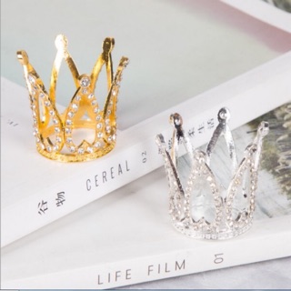 Vương miện bé trang trí bánh