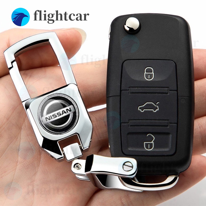 NISSAN Móc Khóa Kim Loại Hình Logo Xe Hơi Sành Điệu Thời Trang