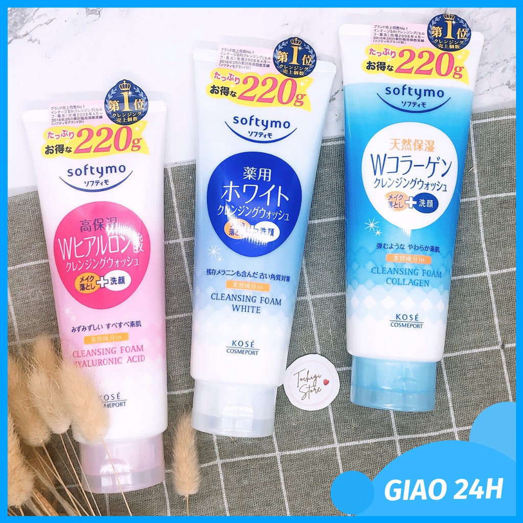 Sữa rửa mặt Kose Softymo Cleansing Foam Nhật Bản 220g