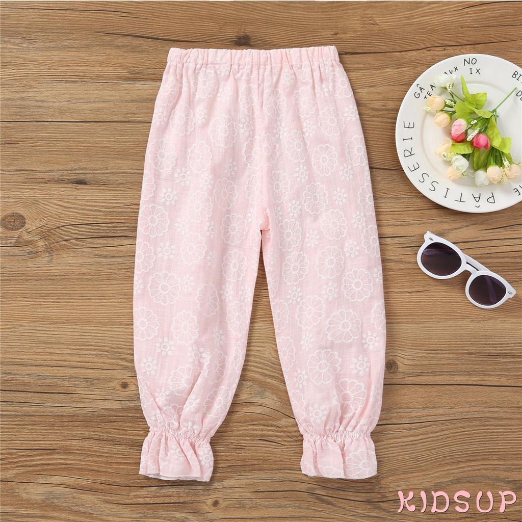 Quần Dài Họa Tiết Hoạt Hình Cho Bé Gái