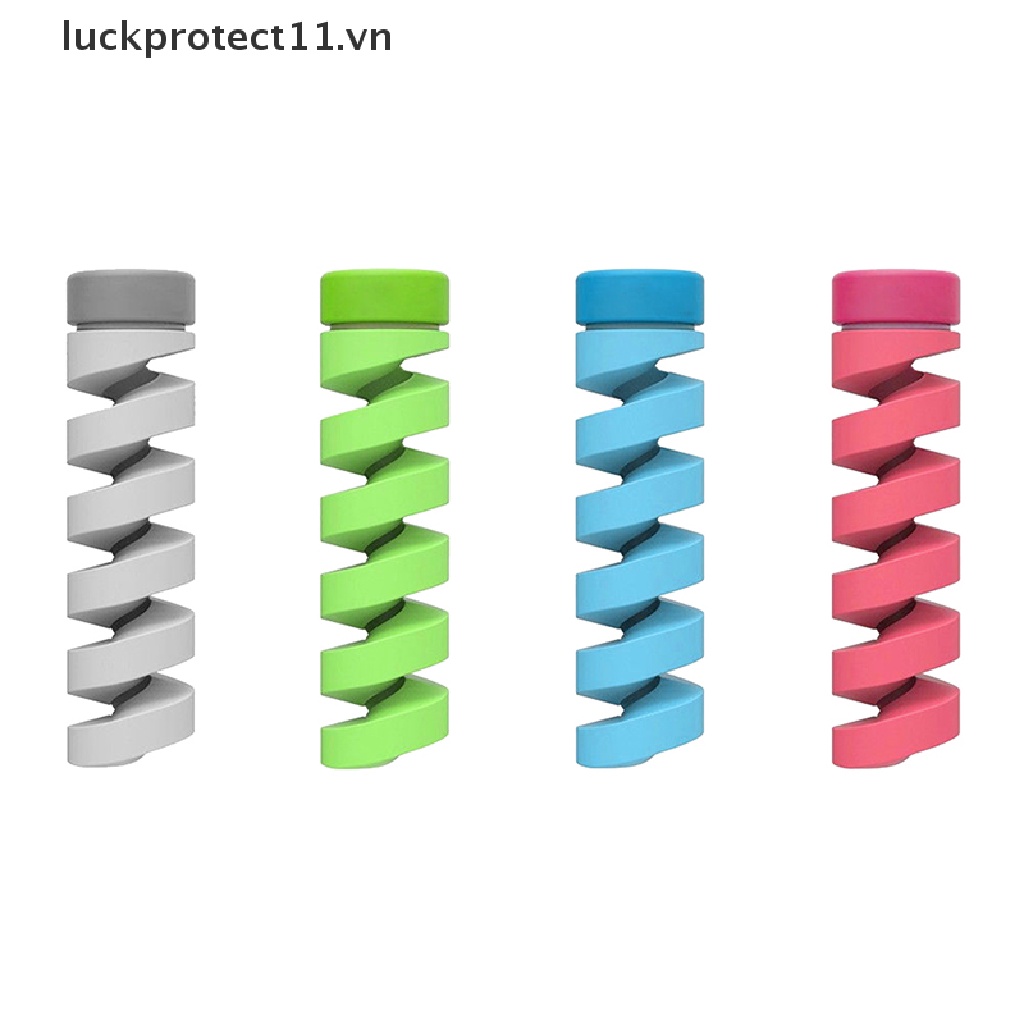 / / Luckprotect / / Dây Lò Xo Quấn Bảo Vệ Cáp Dữ Liệu