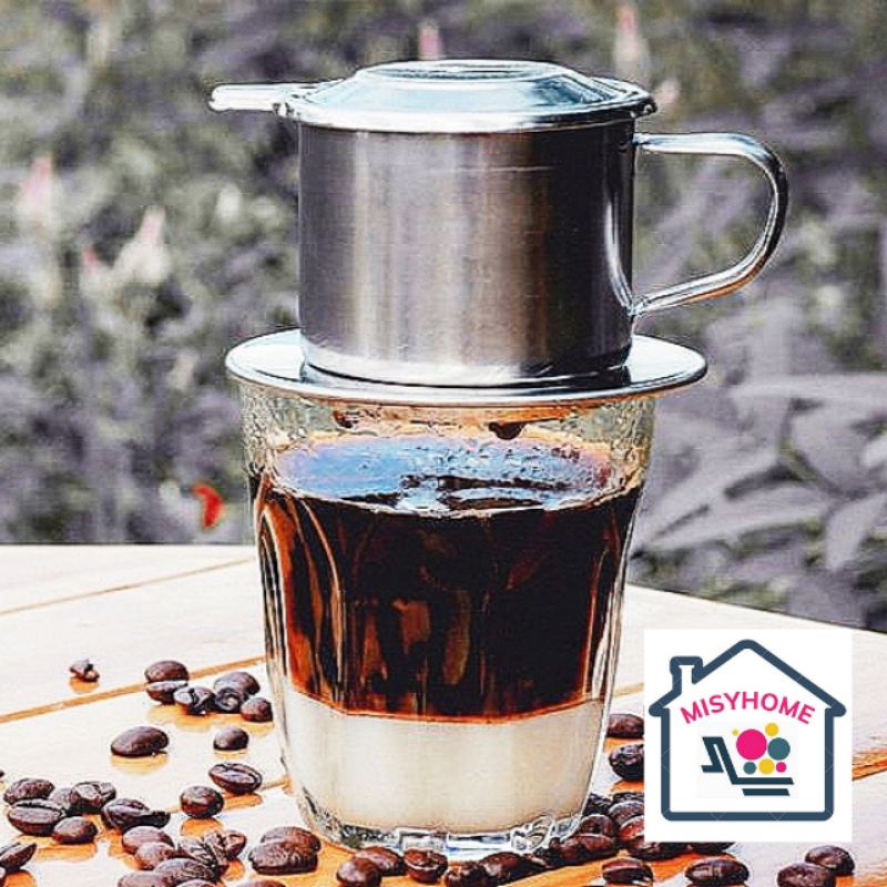 Phin pha lọc ủ cà phê cafe inox 7 8 9 cf Longcam đẹp Việt Nam Finter