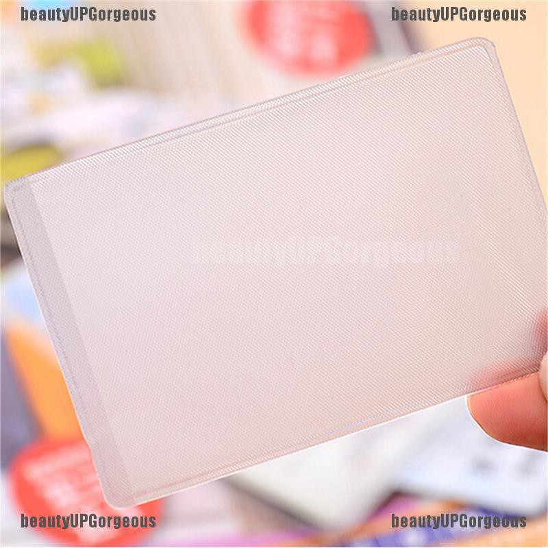 Set 10 bao đựng thẻ ID/danh thiếp bằng PVC trong suốt tiện dụng