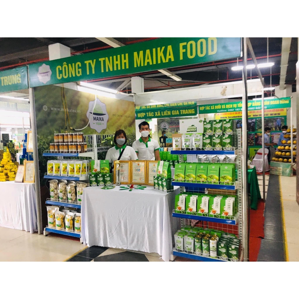 Trà Xanh Sencha MaikaFood - Hộp 100gr 20 Túi Lọc