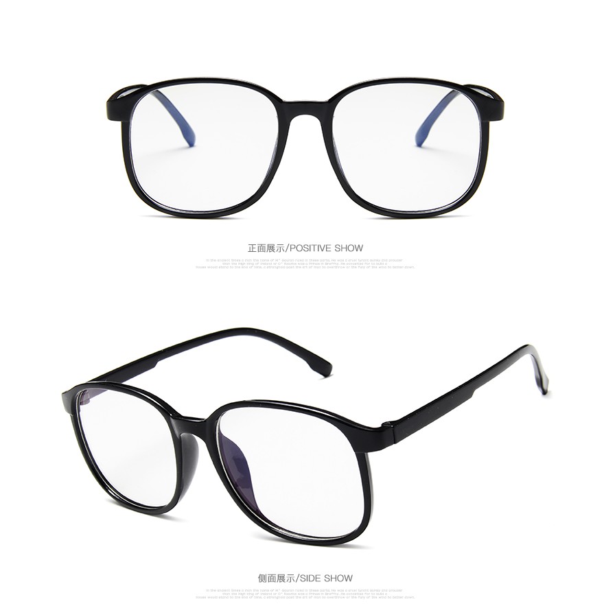 Kính đọc sách gọng màu trong suốt chống tia uv400 thời trang cho nam và nữ