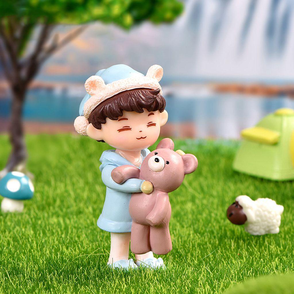 Mô Hình Cặp Đôi Mini Dễ Thương Dùng Trang Trí Bánh Kem Ngày Valentine