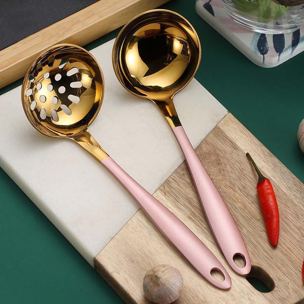 YIYU Muôi Múc Canh Bằng Thép Không Gỉ Có Tay Cầm Dài