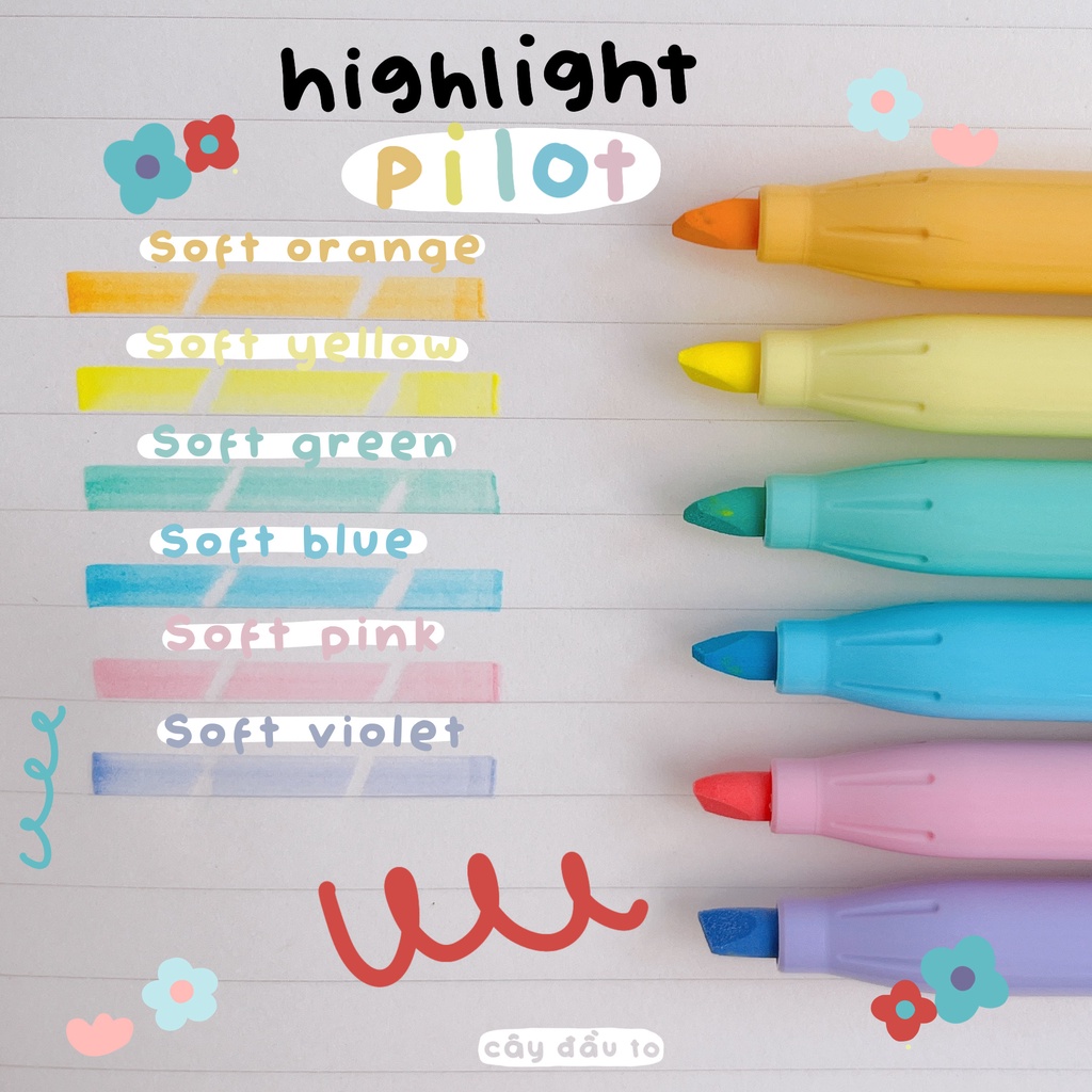 Bút Highlight Đa Năng Xóa Được Prixion Nhật Bản Cây Đầu To