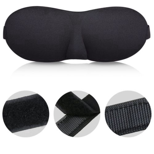 Miếng bịt mắt ngủ có lớp đệm 3D mềm mại thư giãn tiện lợi cho du lịch