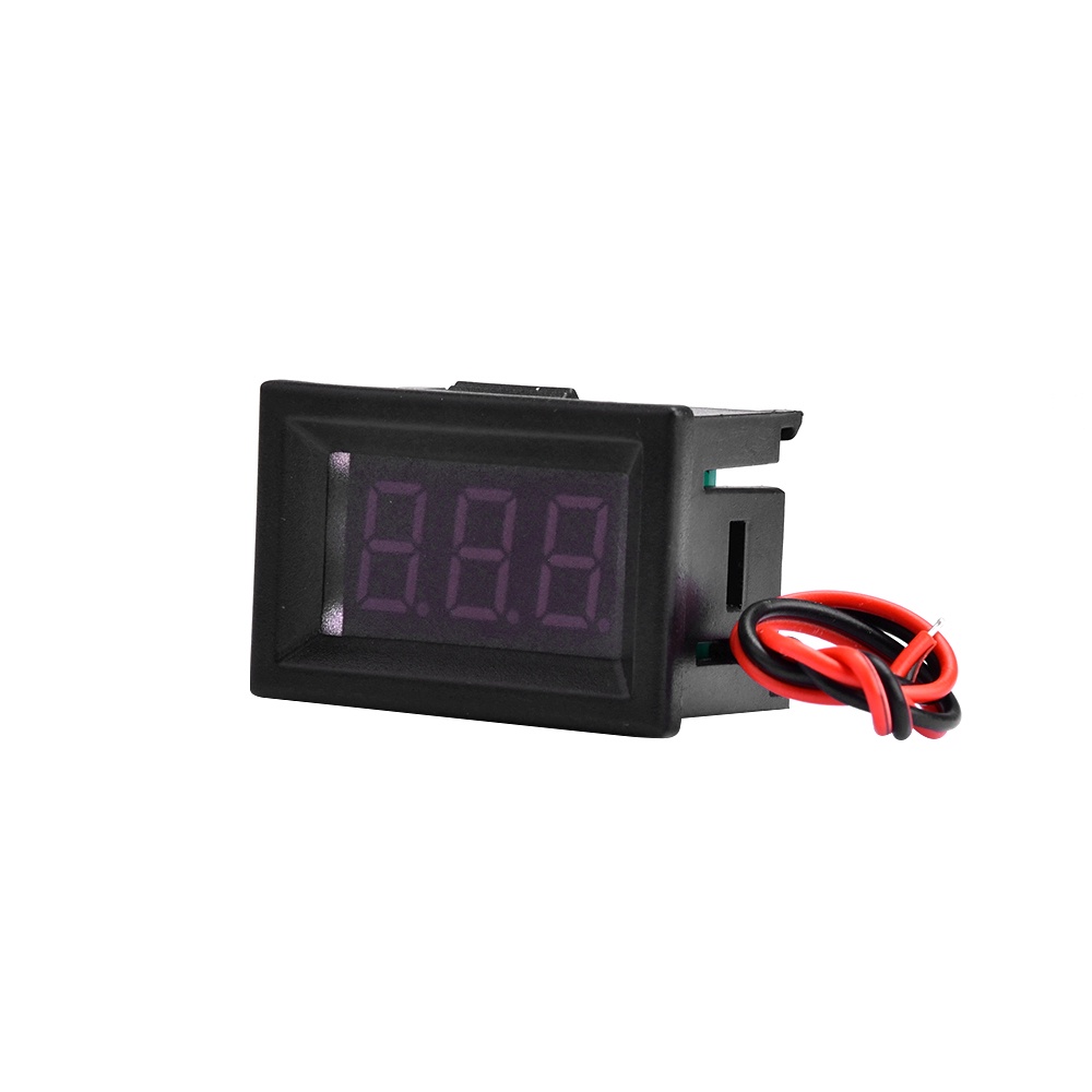 Vôn kế điện tử mini PCBFUN 0.36&quot; DC 4-30V có/ không có vỏ độc đáo