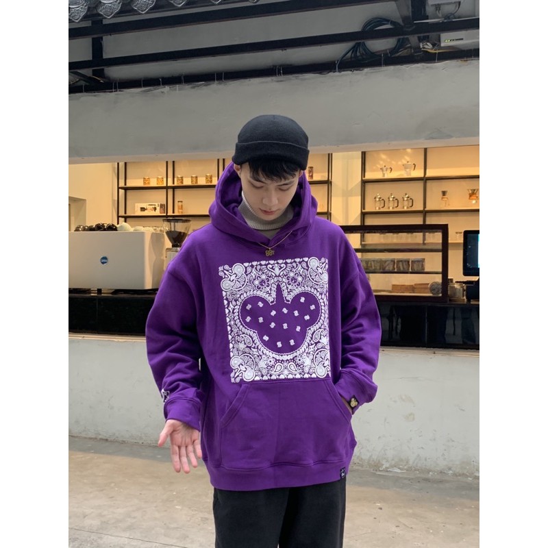 Áo Hoodie Bandana Tím