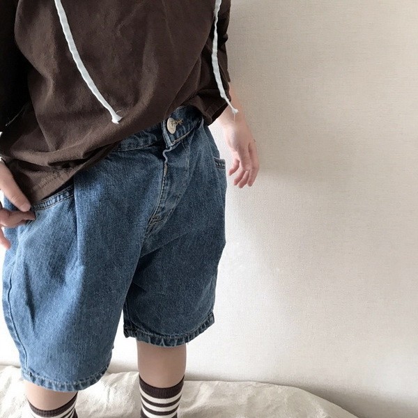 Quần Short Jean Cho Bé Trai Bé Gái_D8