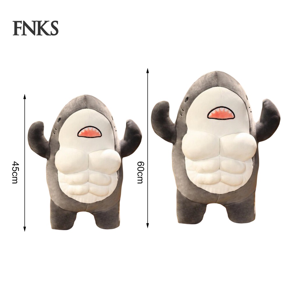 Cá Mập Nhồi Bông Trang Trí Gối Sofa Phòng Ngủ