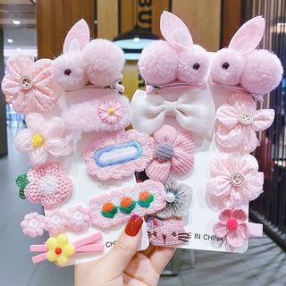 Set 23 kẹp tóc hình thỏ dễ thương cho bé gái