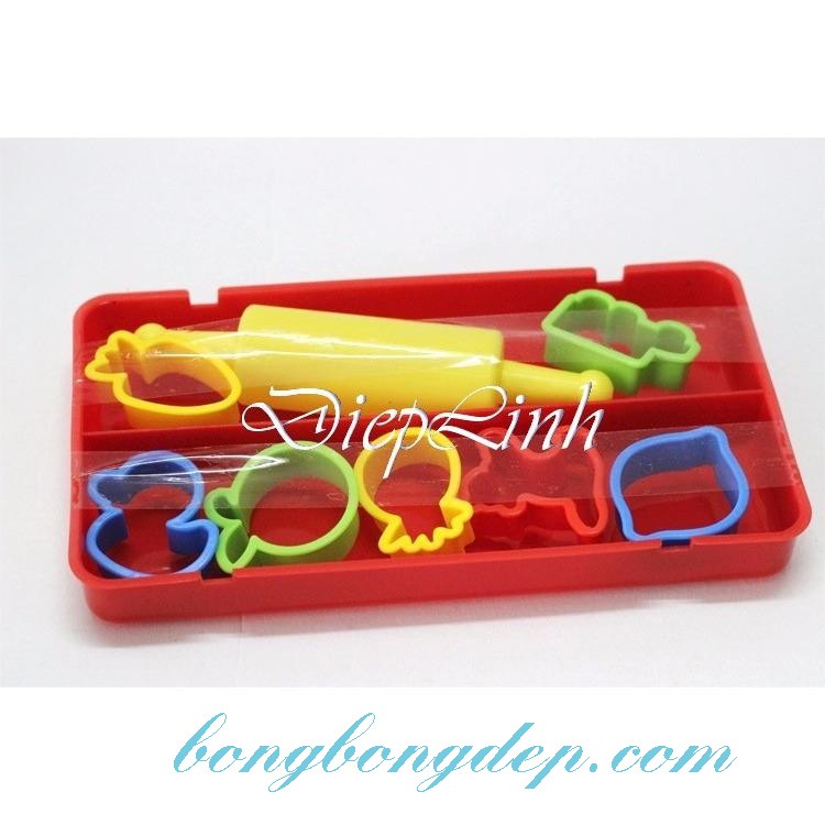 Hộp Đất Nặn Kiddy Clay - 7 Màu Kèm Khuôn