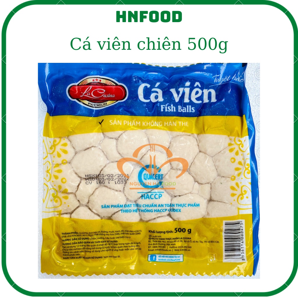 Cá viên chiên - Viên chiên ăn vặt, thả lẩu