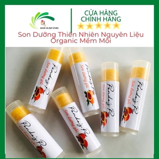 Son Dưỡng Thiên Nhiên Nguyên Liệu Organic Mềm Môi - Thỏi Son Handmade Không Chì - Bà Bầu Yên Tâm Dụng