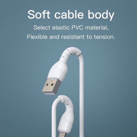 Cáp sạc TypeC Devia Kintone Series EC 205 (5V 2.1A, 1M) - Hàng chính hãng bảo hành 12 tháng