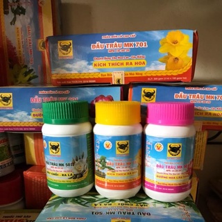 Phân bón hoa hồng: combo ba lọ phân bón đầu trâu 501,701,901