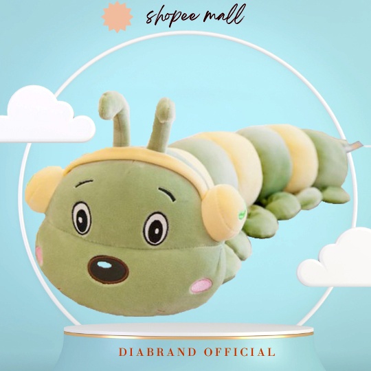Gấu Bông Ôm Ngủ Hình Sâu Bướm 2 Màu (Nhiều Size) Diabrand