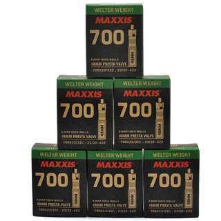 Ruột/săm xe đạp maxxis 700x23c/32c 48mm/60mm/80mm fv welter weight tube