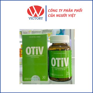 OTIV - Cải Thiện Mất Ngủ, Đau Nửa Đầu, Tăng Cường Trí Nhớ (Lọ 30 & 60 viên)