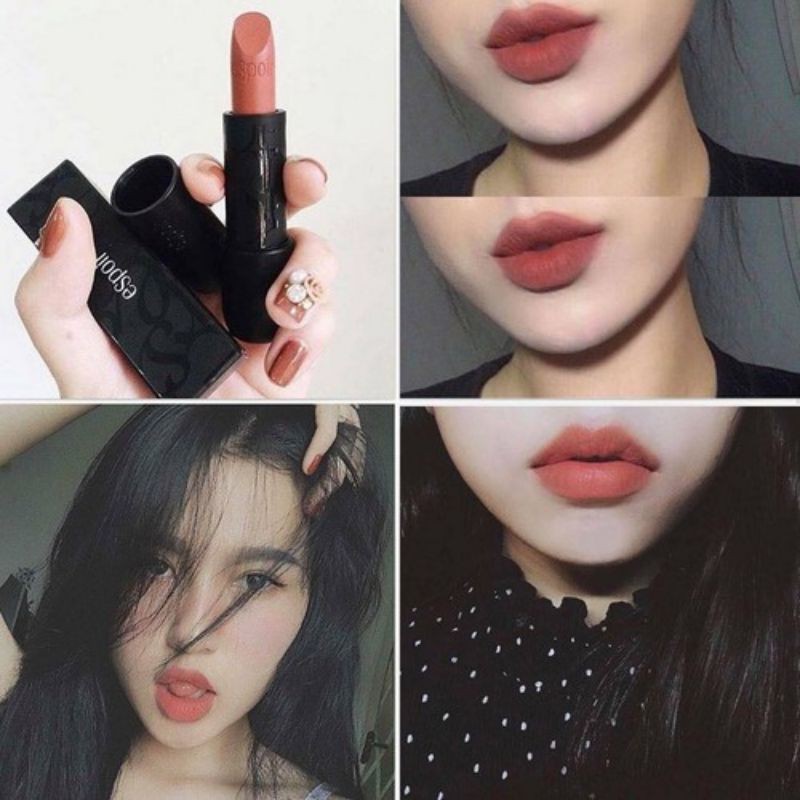 Son Espoir cam đất Modest Nowear lipstick