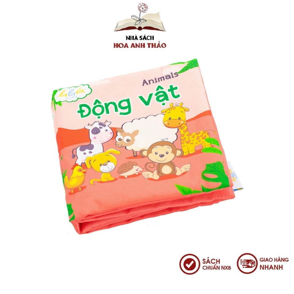 Sách vải Lalala baby, kích thích đa giác quan: My very first book, bộ 08 cuốn, kích thước 15x15cm 12 trang