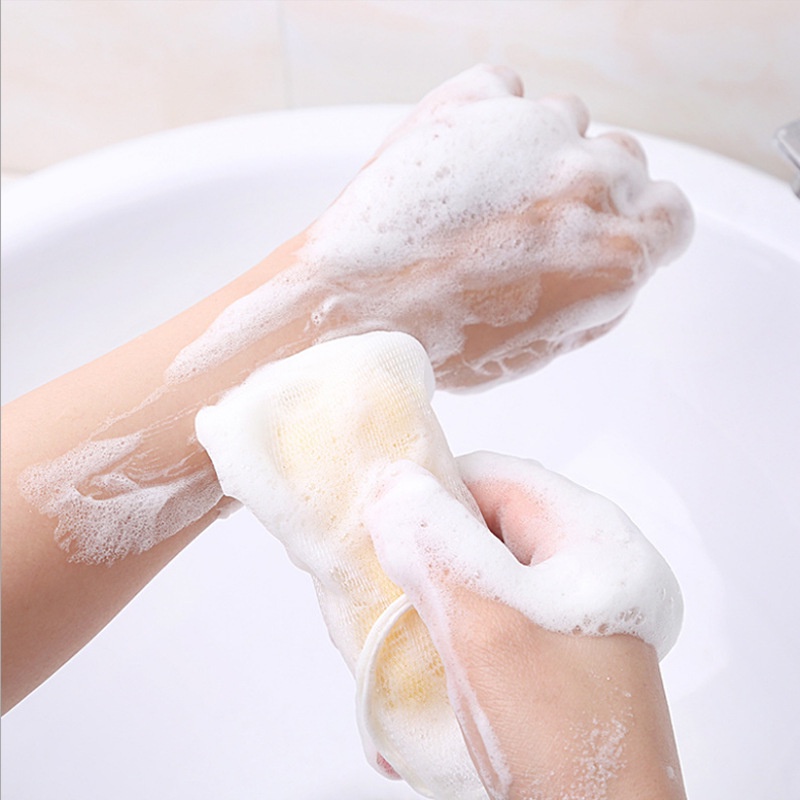Túi lưới đựng xà phòng tạo bọt tiện lợi
