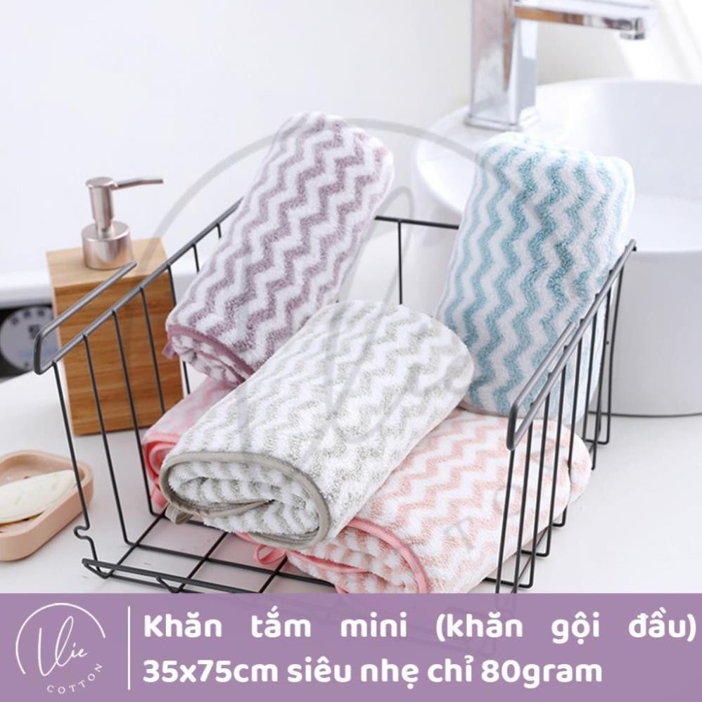 Khăn Tắm Lông Cừu Cao Cấp 35x75cm Siêu Thấm Hút