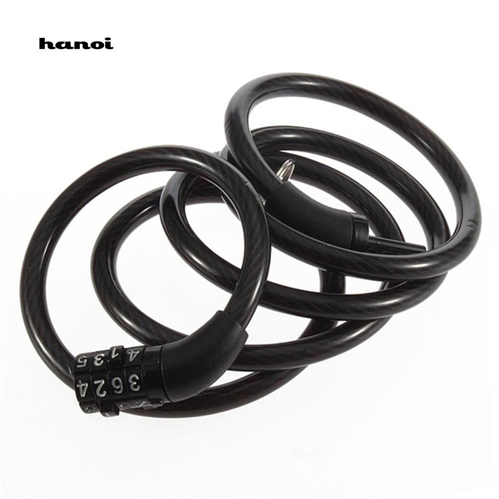 Ổ khóa 4 số an toàn cho xe đạp leo núi