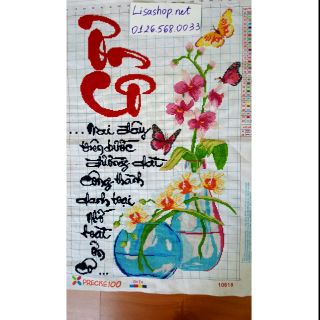 Tranh thêu ơn cô đã thêu 77x52cm