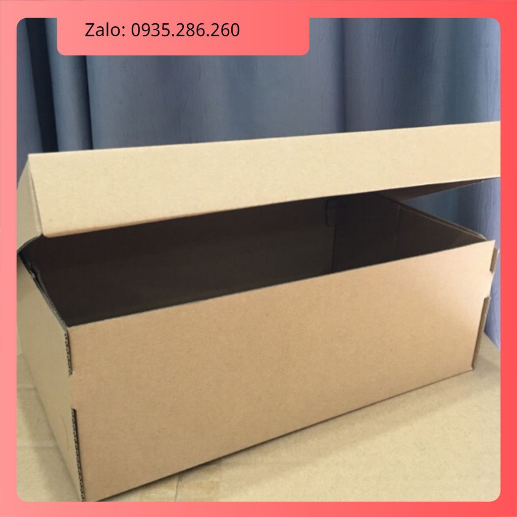 HỘP GIÀY SIZE 31X19X11 CM MÀU NÂU