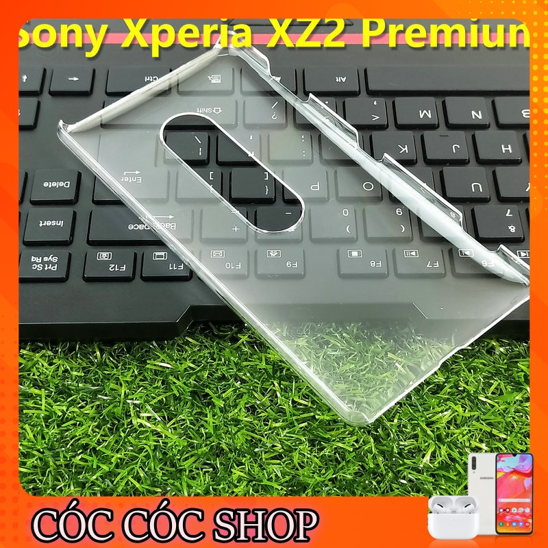Ốp lưng Sony XZ Premium/ XZ2 Premium nhựa CỨNG TRONG SUỐT