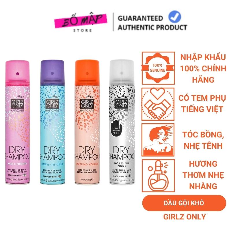 [ĐẠI LÝ CHÍNH HÃNG] Dầu Gội Khô GIRLZ ONLY Dry Shampoo 200ml