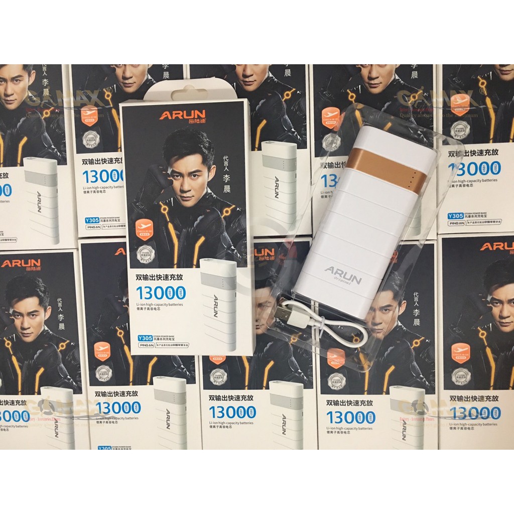 [Mã ELFLASH5 giảm 20K đơn 50K] Pin sạc dự phòng Arun 5600mAh / 8400mAh / 10400mAh / 13000mAh