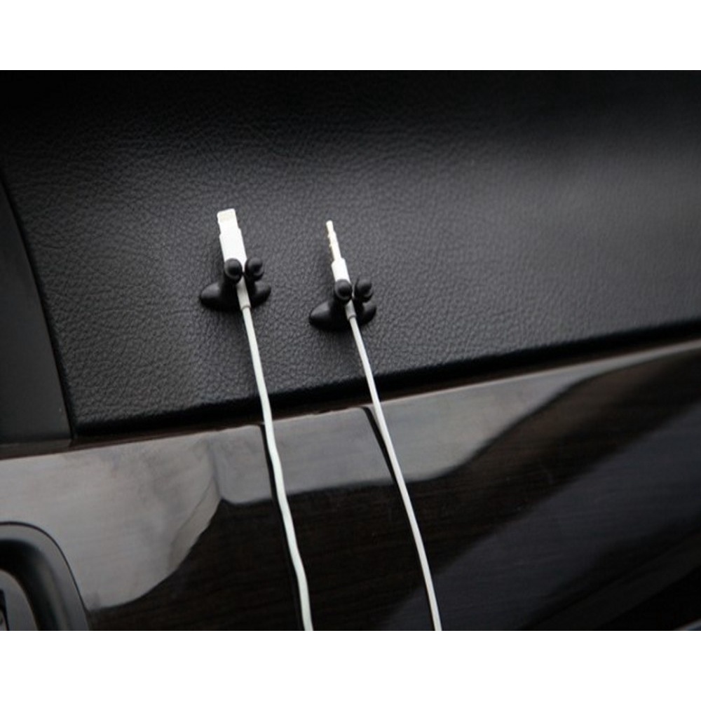 Set 8 Dụng Cụ Sắp Xếp Dây Sạc Điện Thoại Trong Xe Hơi