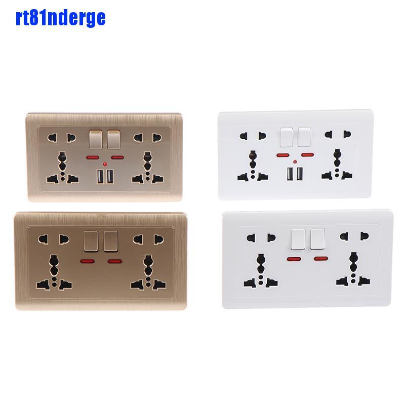 Ổ Cắm Điện Gắn Tường 5 Lỗ 2.1a