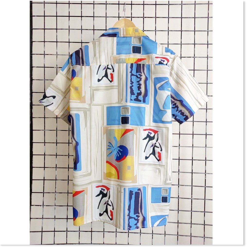 Áo Sơ Mi Nam Họa Tiết vải kate mát mịn HP