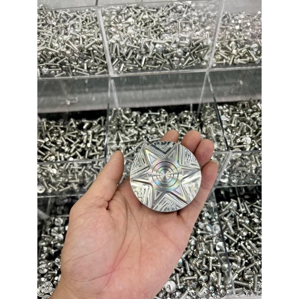 Nắp xăng INOX lắp được mọi loại xe
