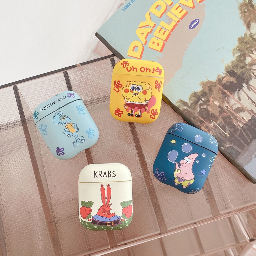 Vỏ Bảo Vệ Hộp Sạc Tai Nghe compatible AirPods3 compatible AirPods3 compatible AirPods3 Họa Tiết Bạch Tuộc/Bạch Tuộc Anh Cua Dễ Thương 2021 New compatible AirPods3