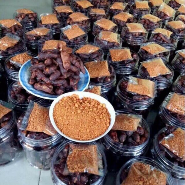 Me lào 1 nắng chấm muối tôm.
