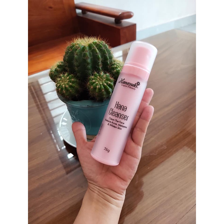 Sữa rửa mặt không bọt Hana Cleanser mini Hanayuki - Mỹ phẩm Hanayuki