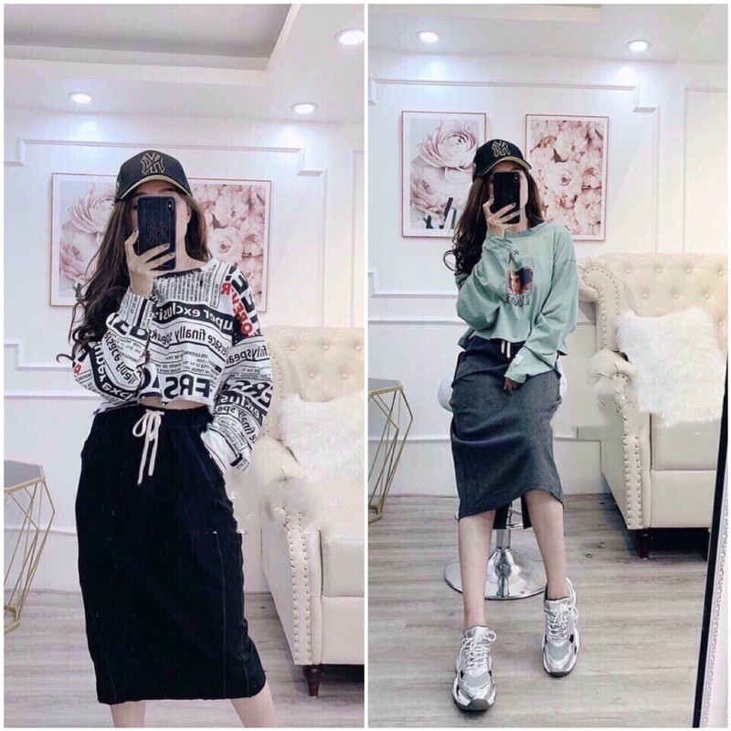 Chân váy thể thao G U thun uni | BigBuy360 - bigbuy360.vn