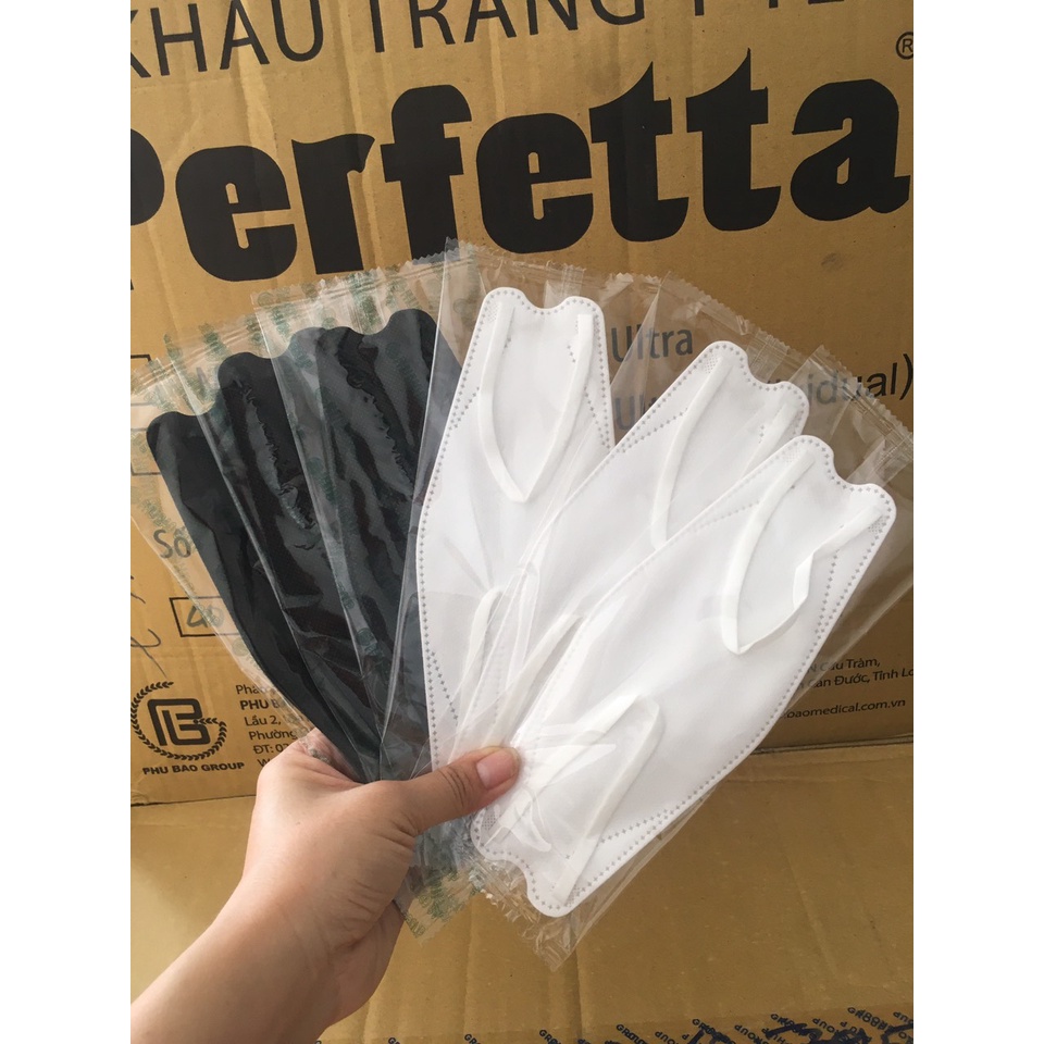 [ Mới sán xuât ] Khẩu Trang Y Tế KF94 Cao Cấp của Perfetta 3 lớp -1 hộp 20 cái ,đóng gói riêng từng cái