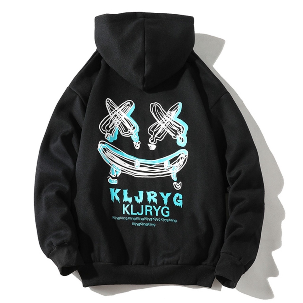 Áo Khoác Hoodie ERASER Dây Kéo Vải Nỉ Bông Dày Form Rộng Ulzzang Unisex